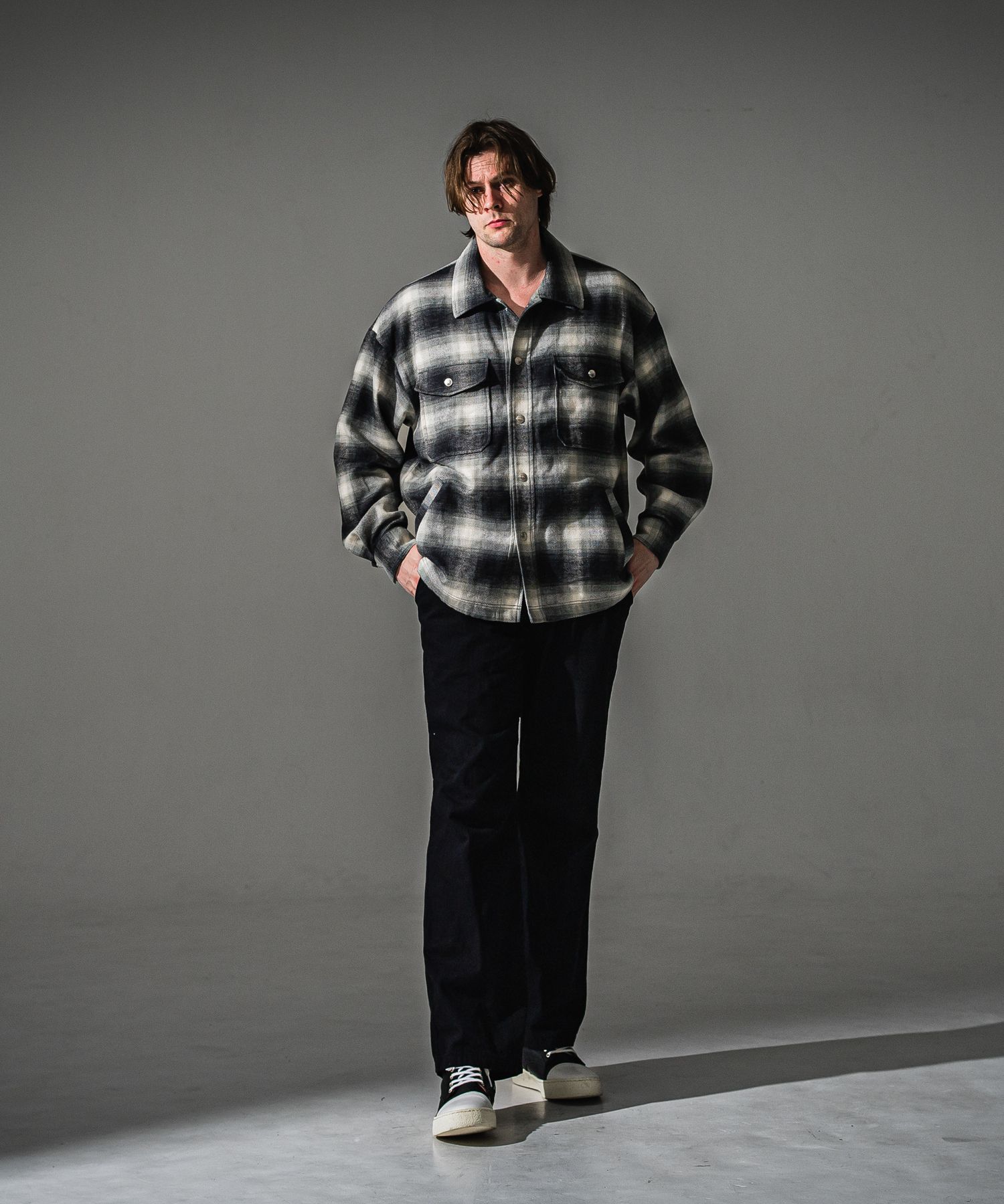 flannel check  JK
