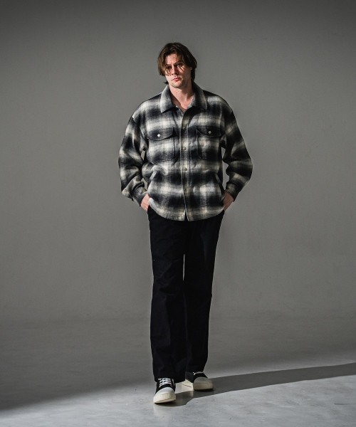 flannel check  JK