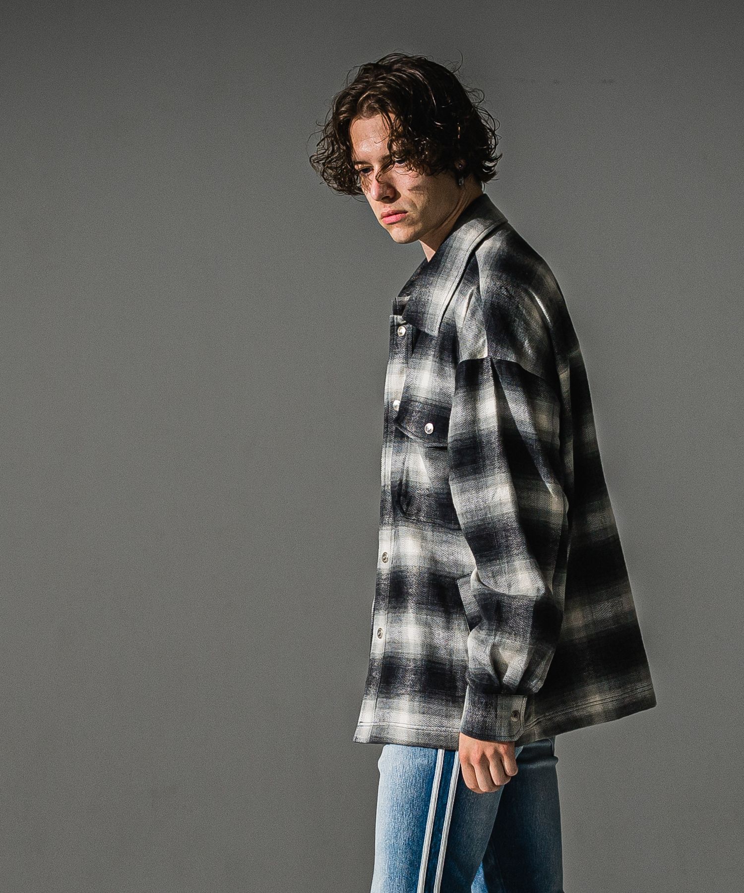 flannel check  JK
