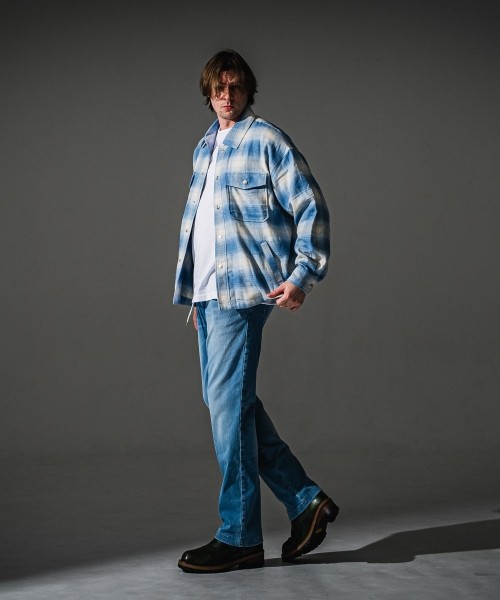 flannel check  JK