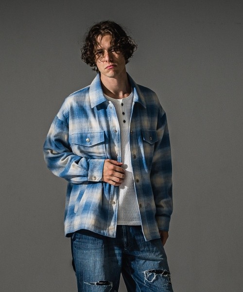 flannel check  JK