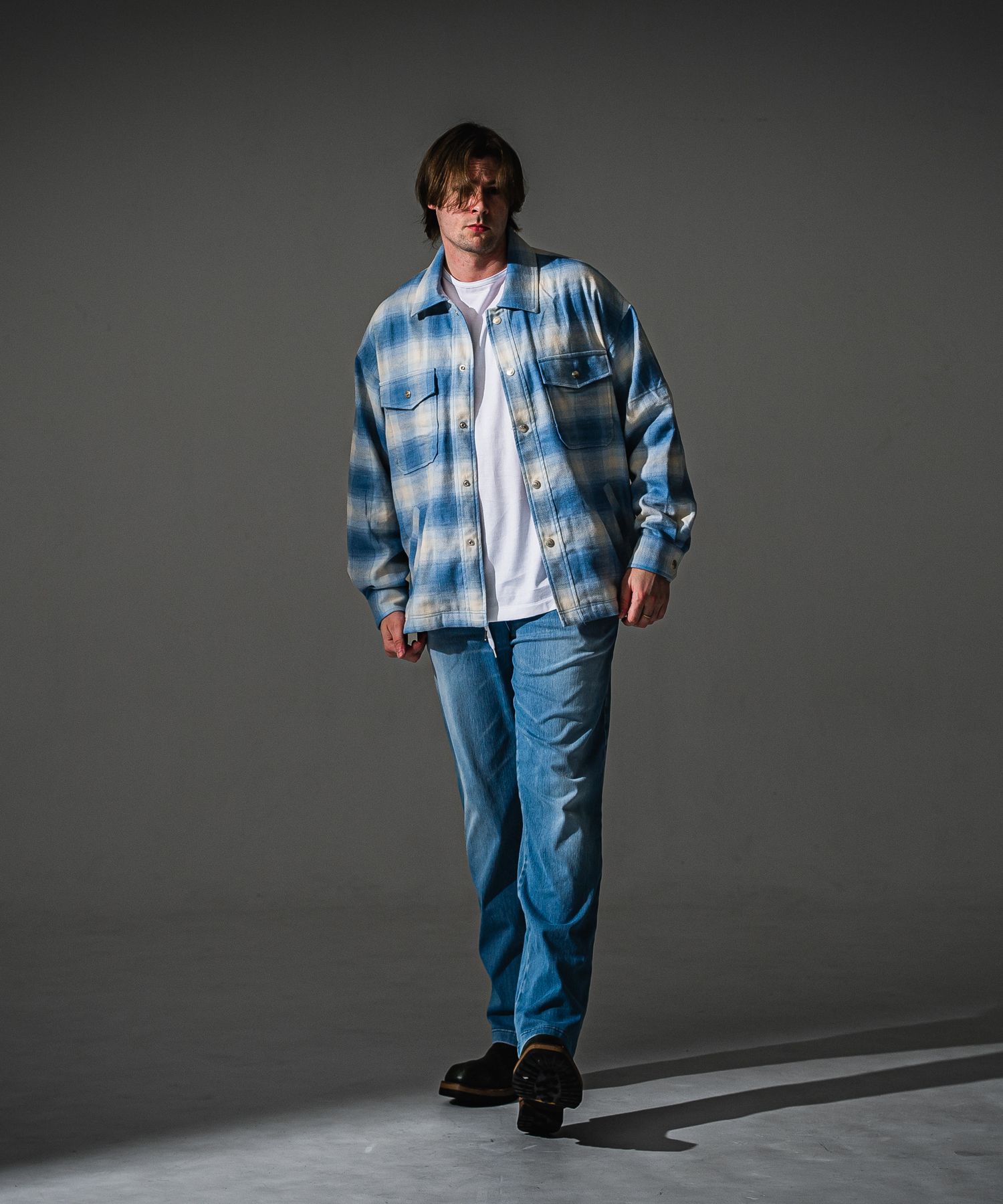 flannel check  JK