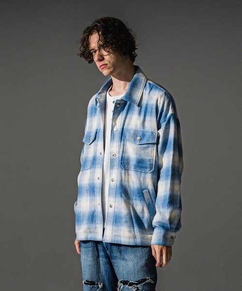 flannel check  JK