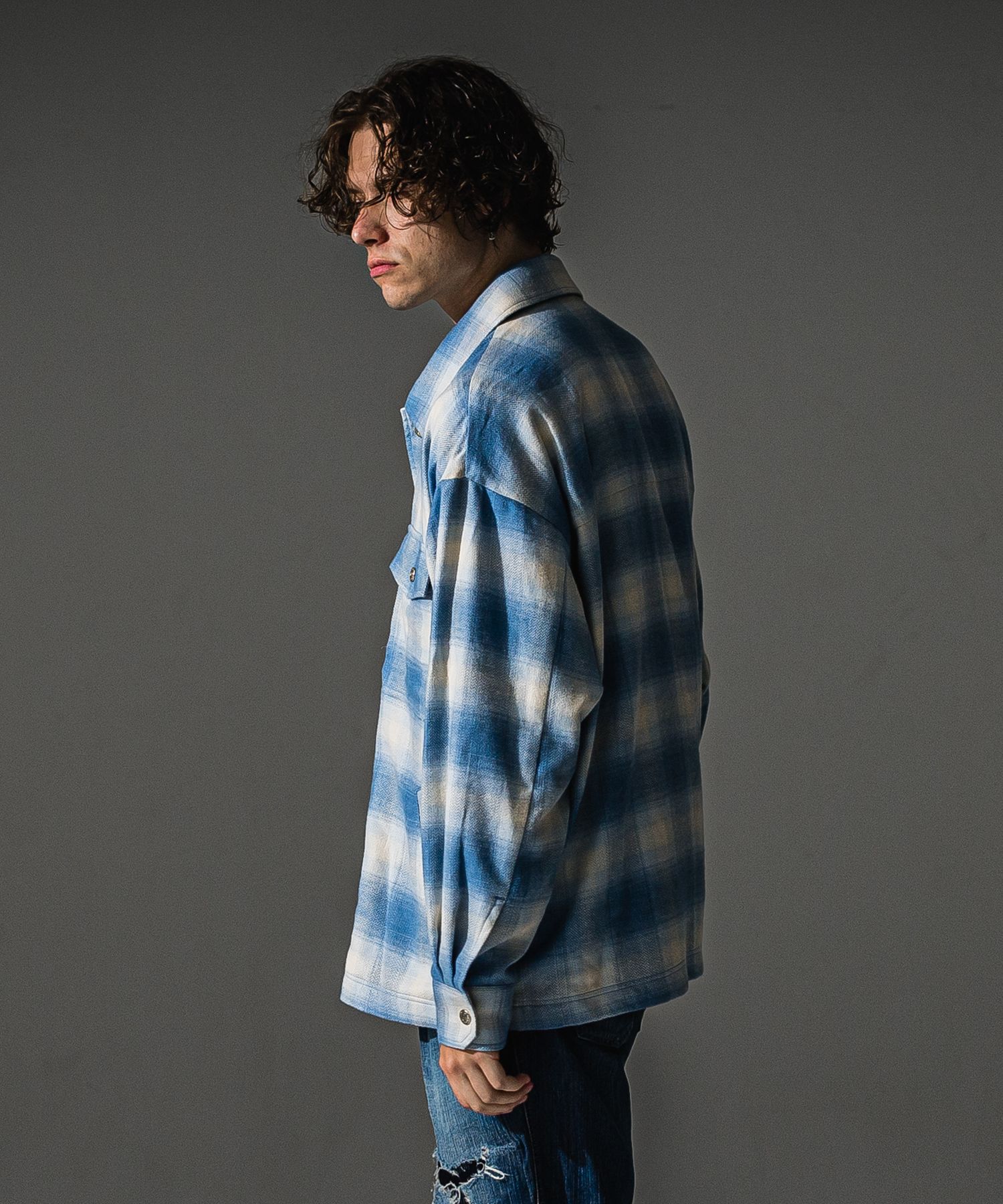 flannel check  JK