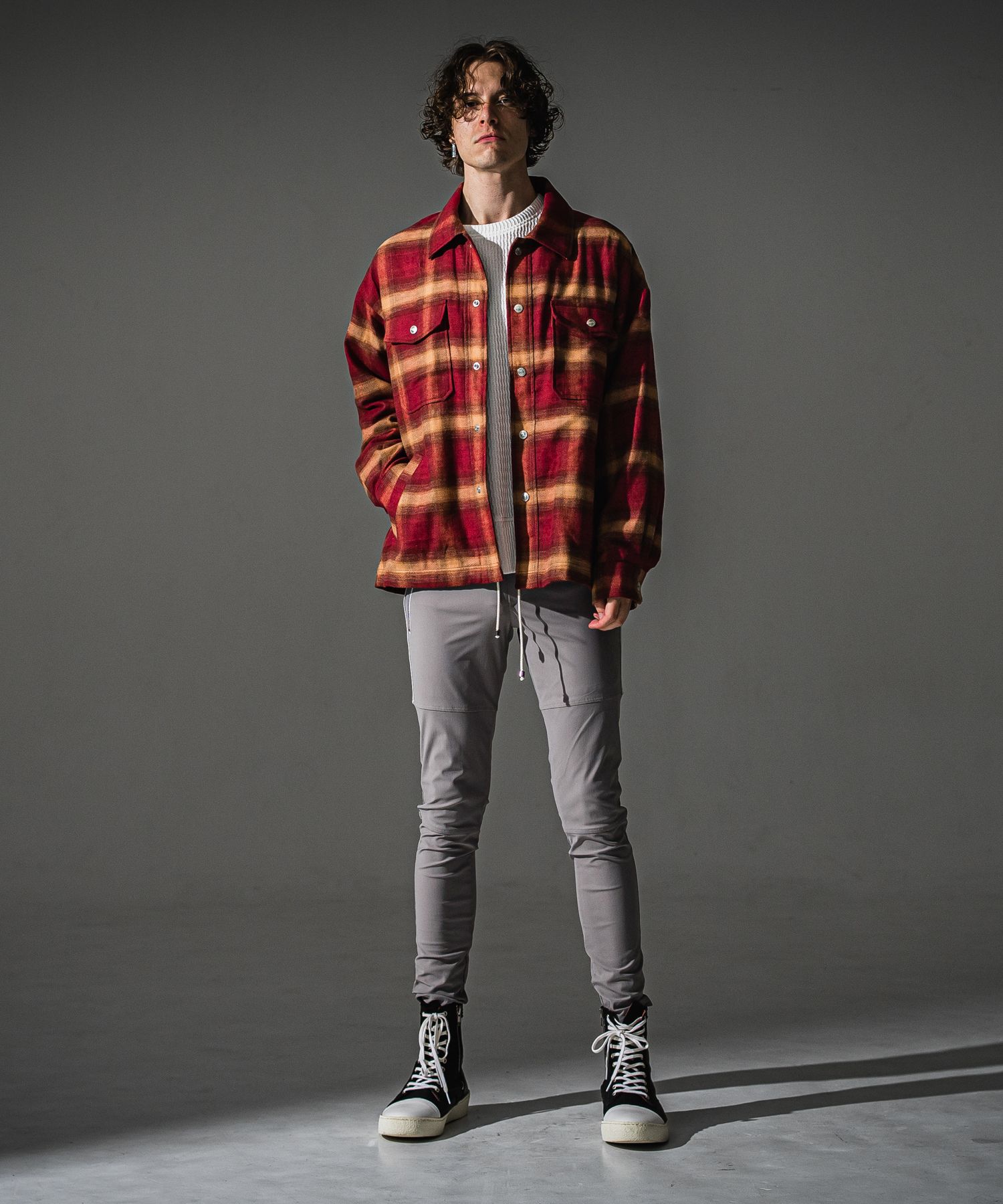 flannel check  JK