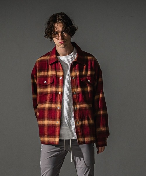 flannel check  JK