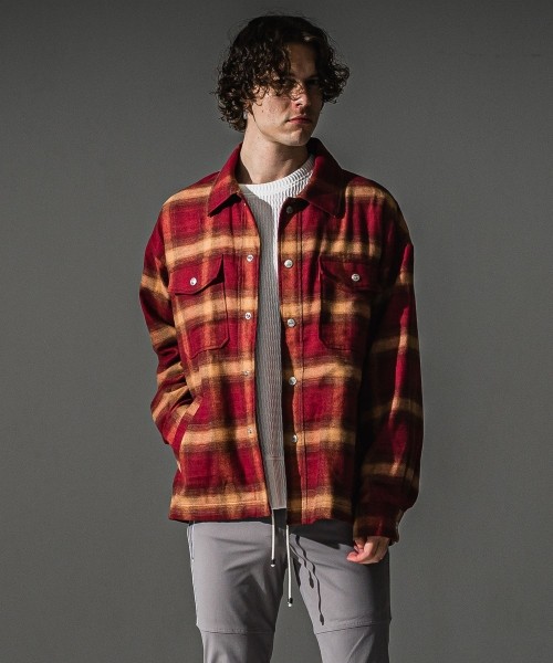 flannel check  JK