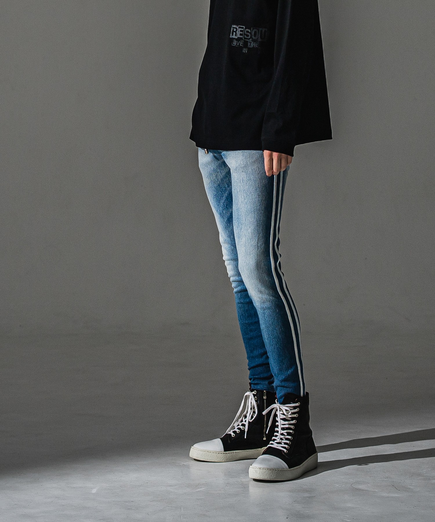EX denim jersey  BLINDLINE   PT