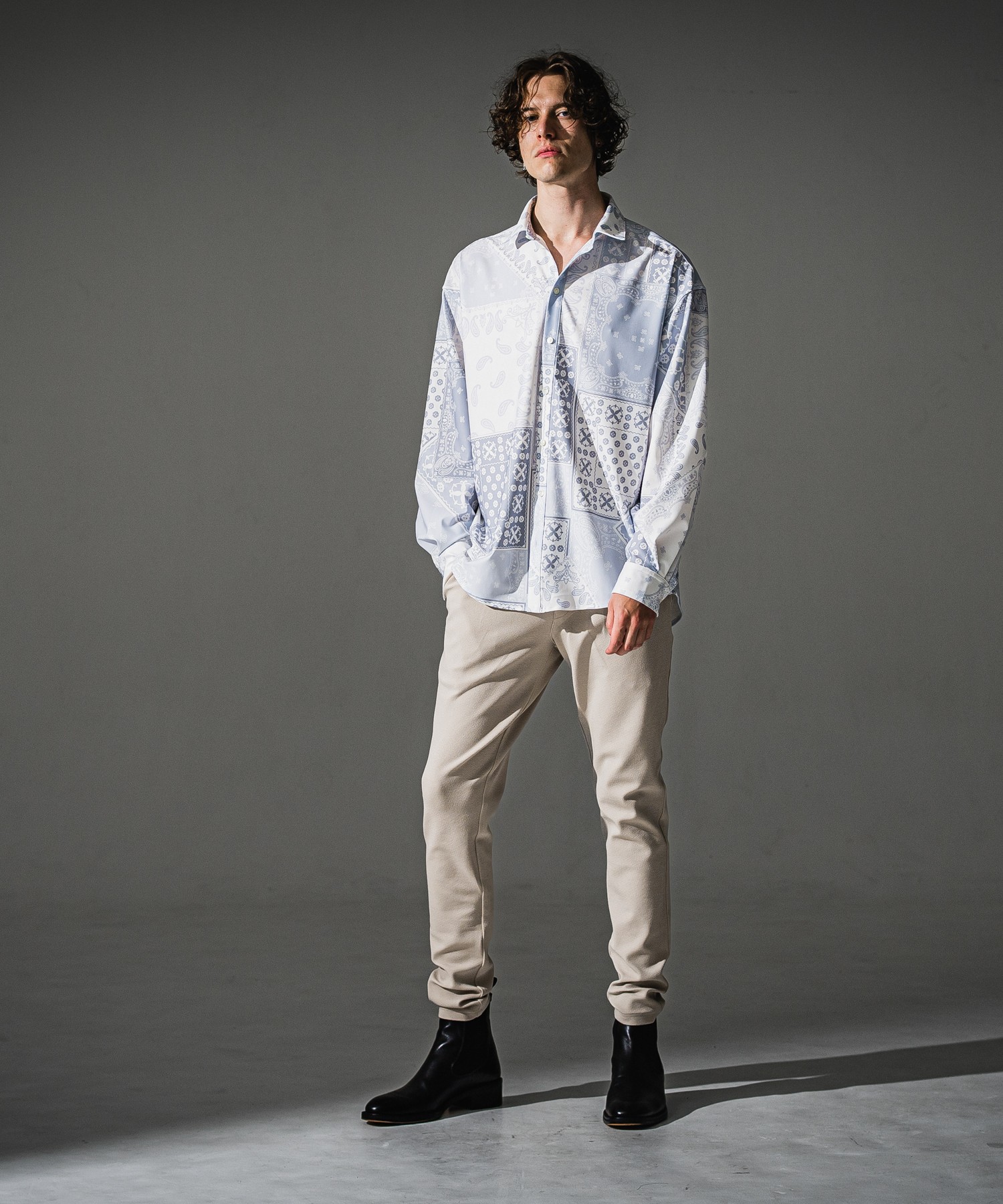 CHRIS　EASY  blister 　TUCK PANTS