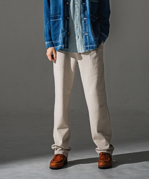 CHRIS　EASY WIDE TUCK PANTS