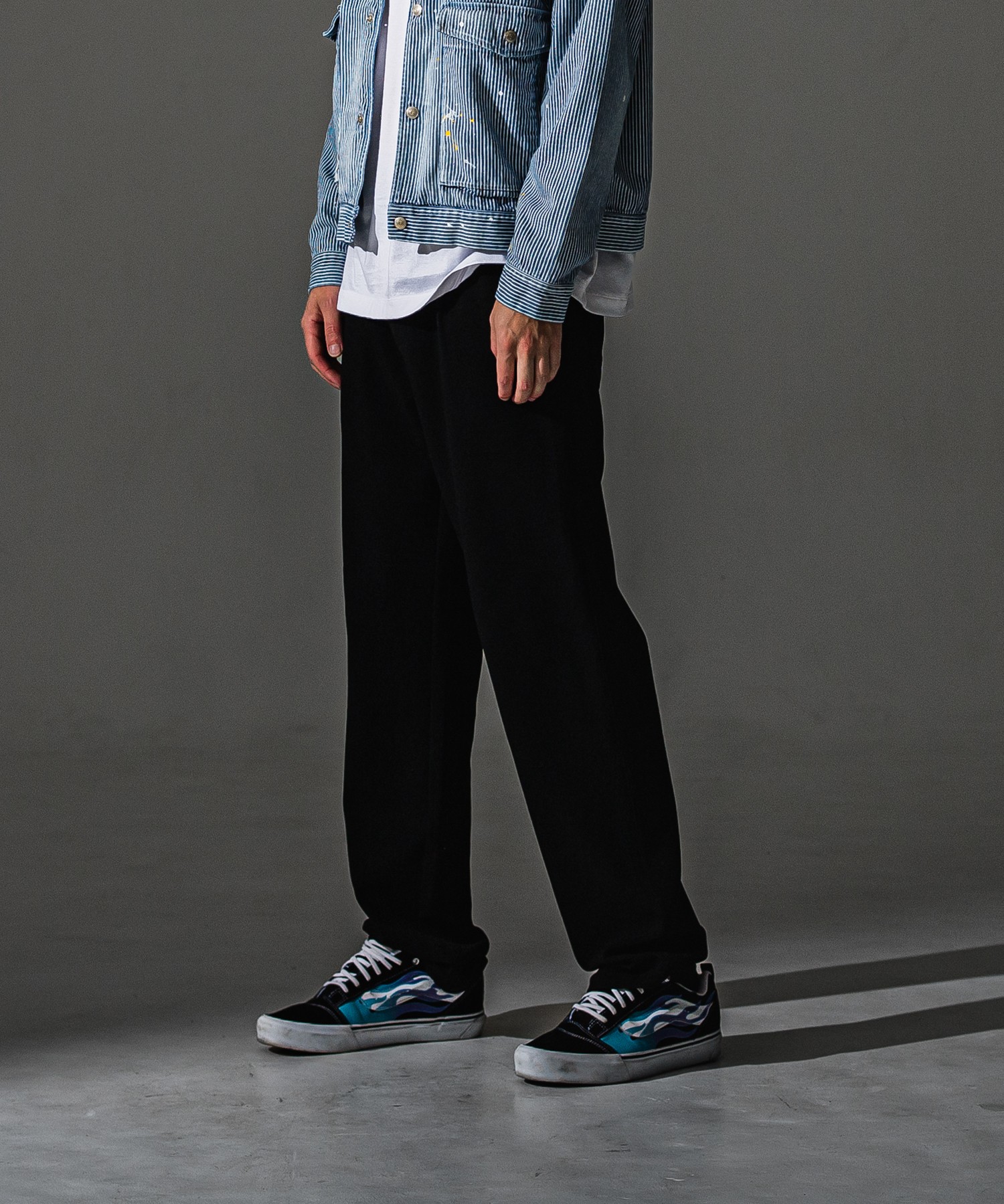 CHRIS　EASY WIDE TUCK PANTS