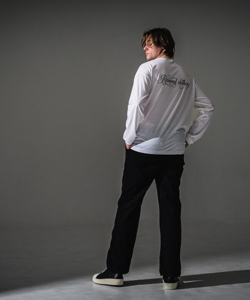 CHRIS　EASY WIDE TUCK PANTS