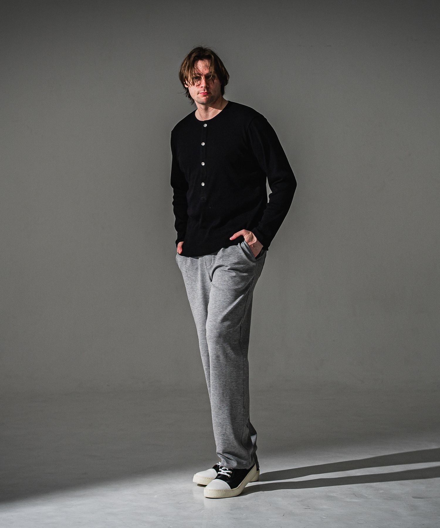CHRIS　EASY WIDE TUCK PANTS