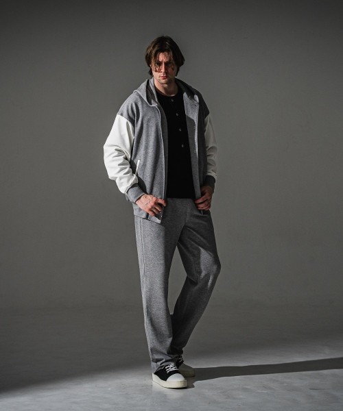 CHRIS　EASY WIDE TUCK PANTS