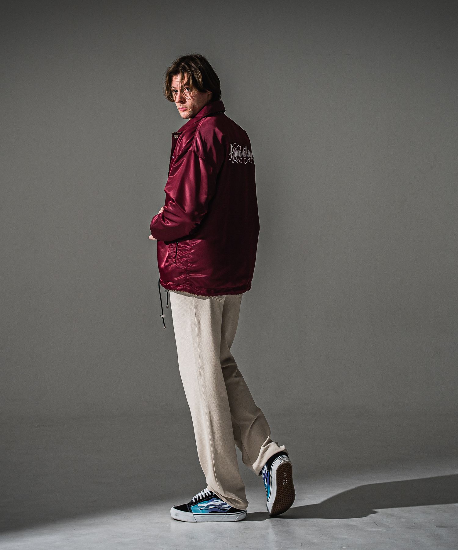 CHRIS　EASY WIDE TUCK PANTS