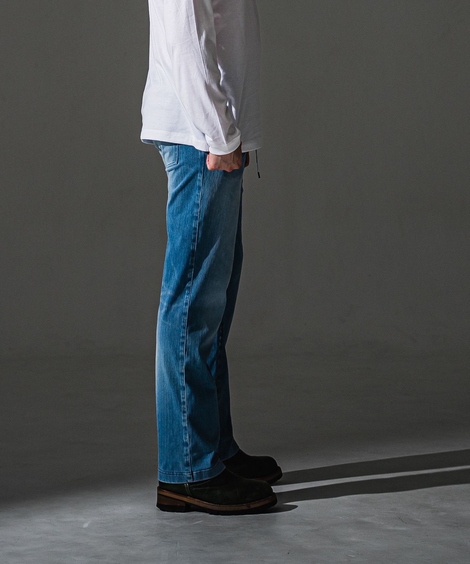 DENIM JERSEY WIDE PT