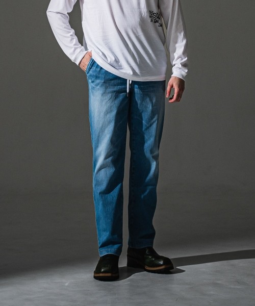 DENIM JERSEY WIDE PT