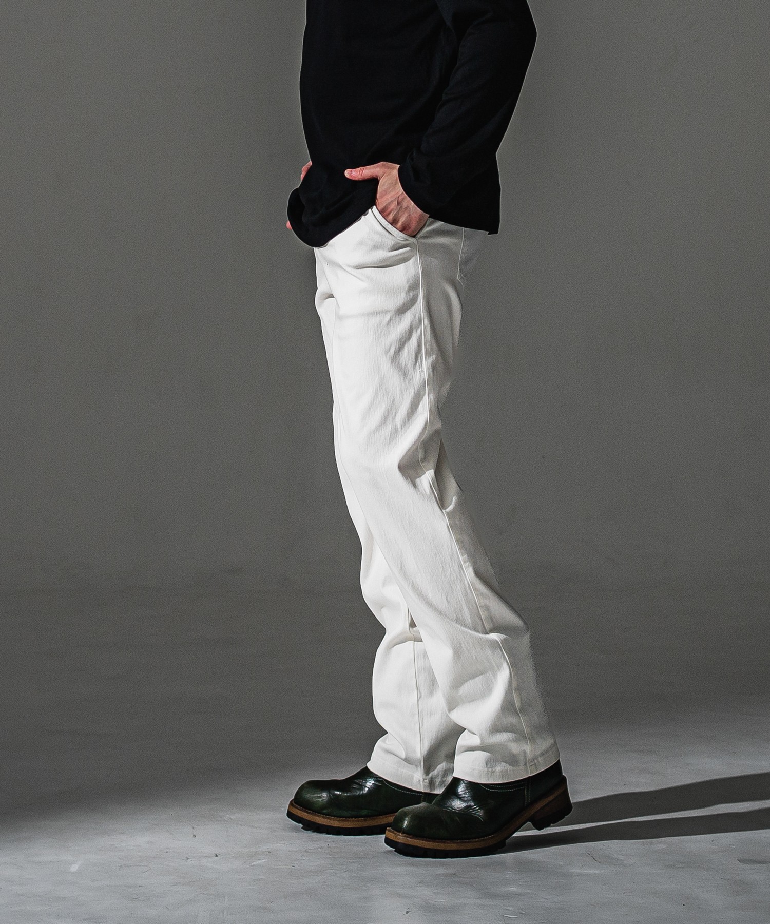 DENIM JERSEY WIDE PT