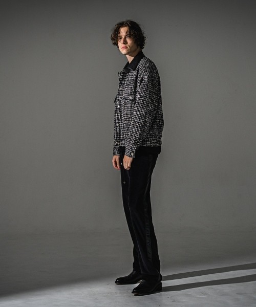 VELOUR SIMIWIDE　TUCK PT