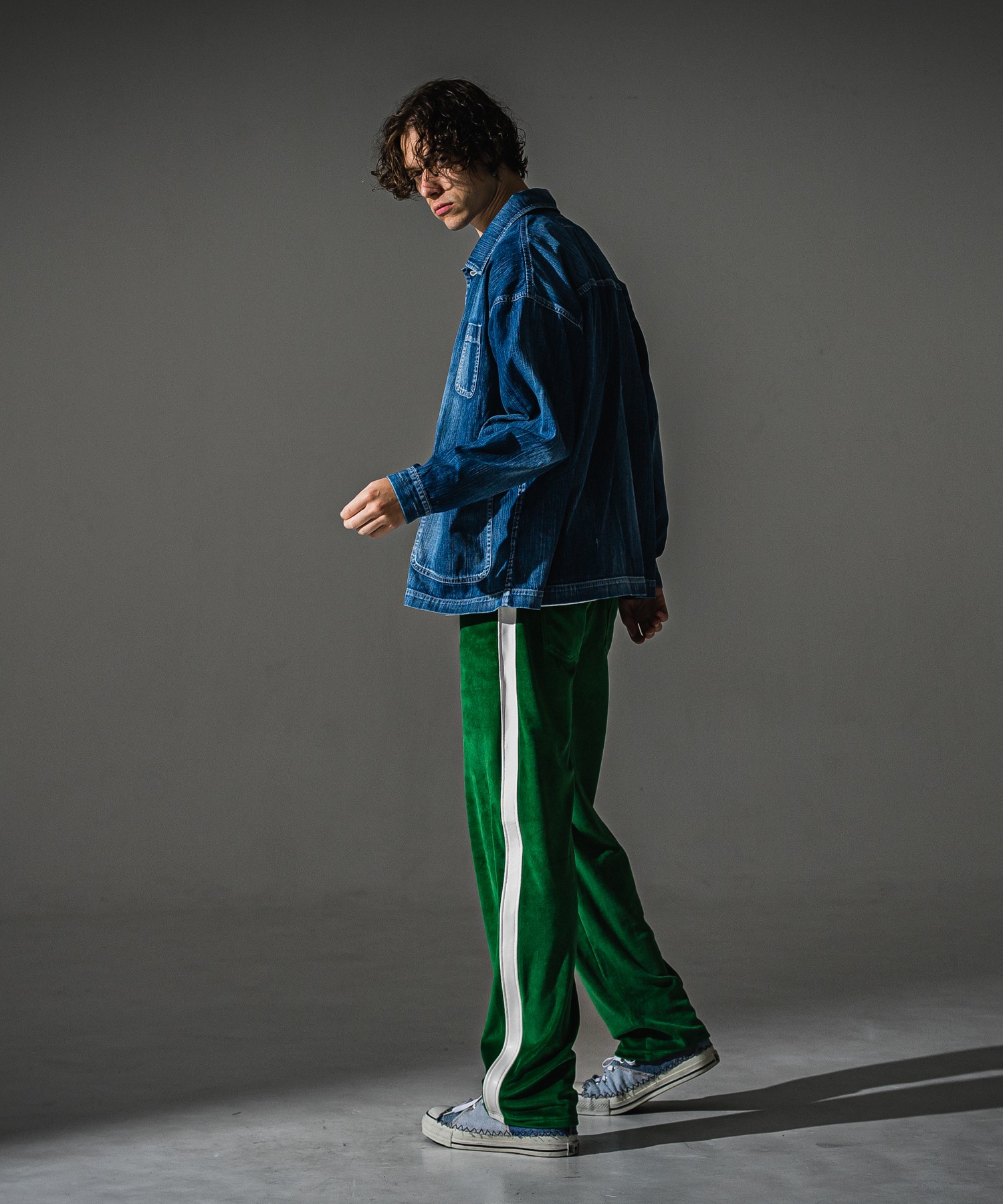VELOUR SIMIWIDE　TUCK PT