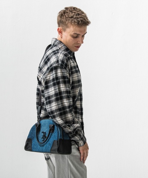 denimmini boston bag
