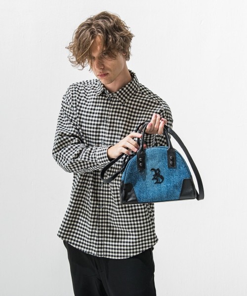 denimmini boston bag