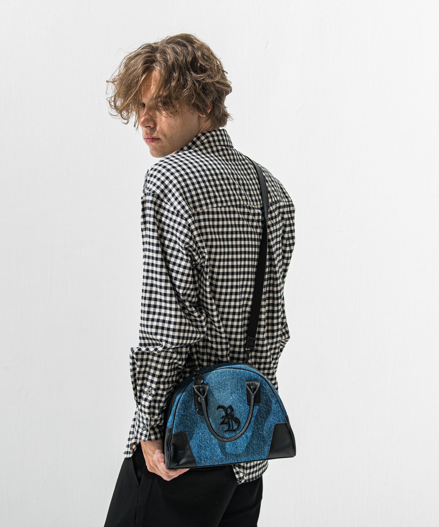 denimmini boston bag