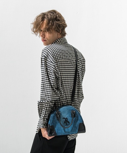 denimmini boston bag