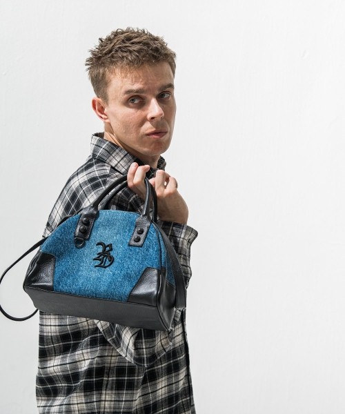 denimmini boston bag