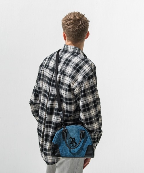 denimmini boston bag