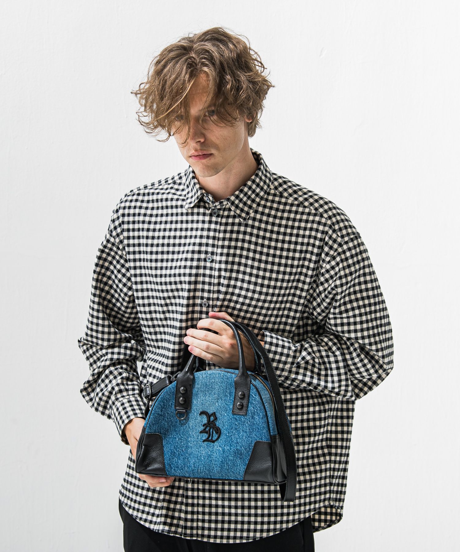 denimmini boston bag