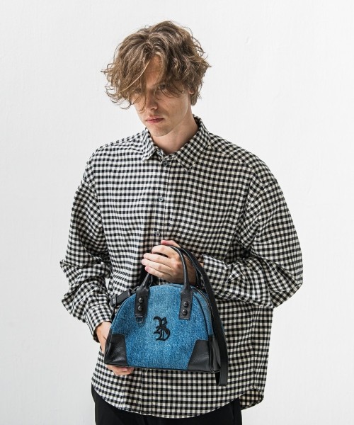 denimmini boston bag