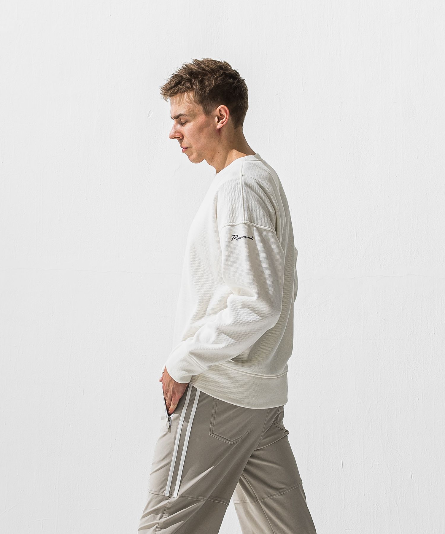 velours fleece thermal  loose trainer
