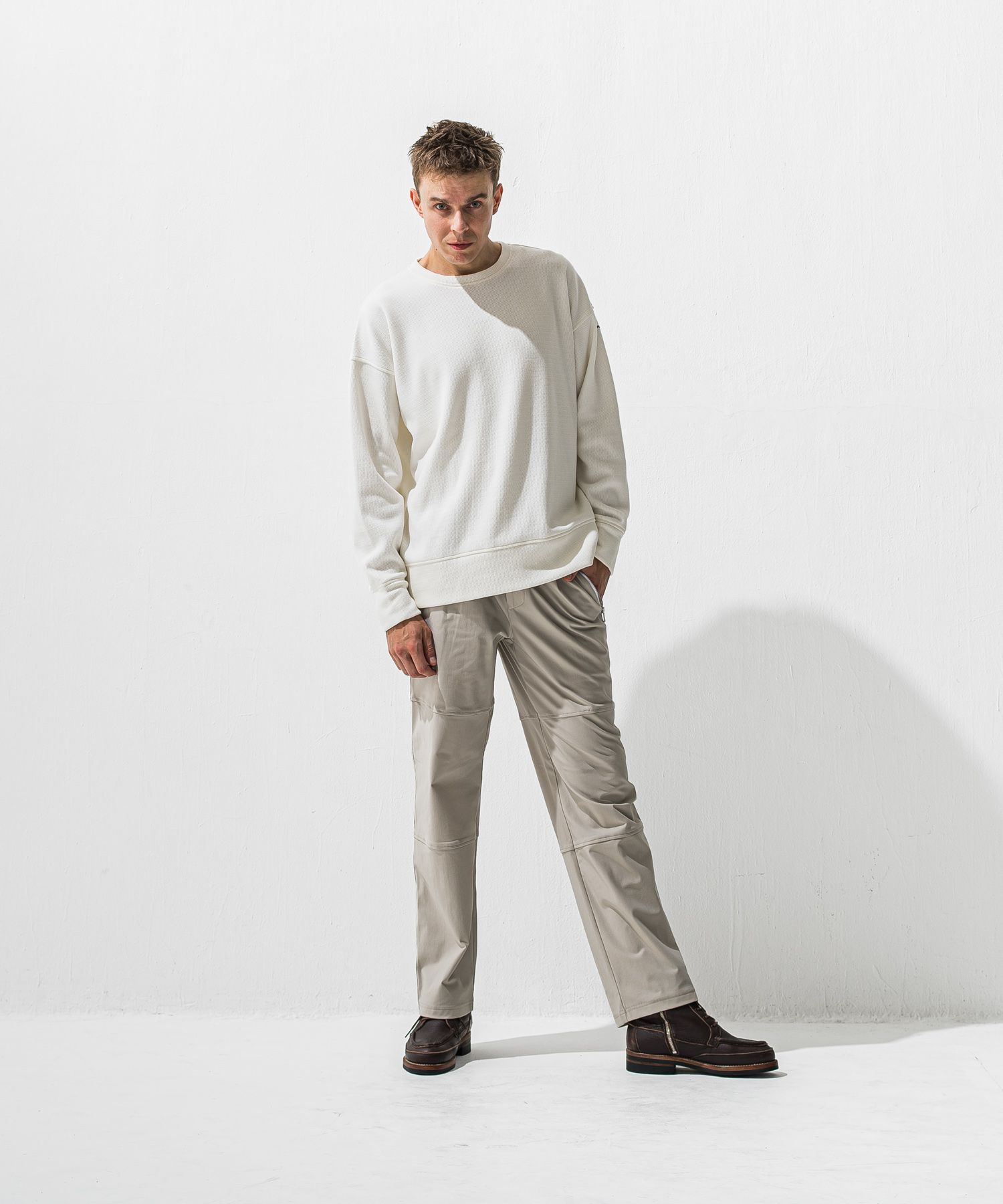 velours fleece thermal  loose trainer