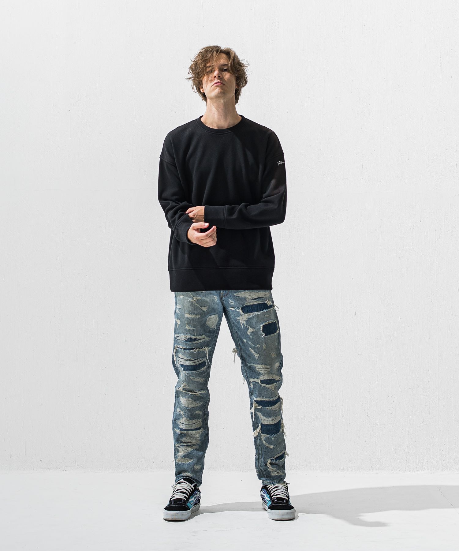 velours fleece thermal  loose trainer