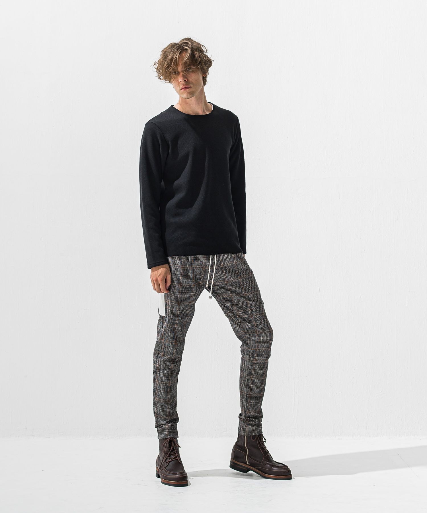 velours fleece thermal  loose trainer