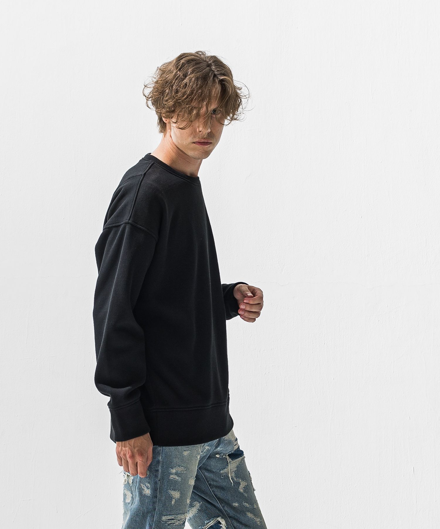 velours fleece thermal  loose trainer