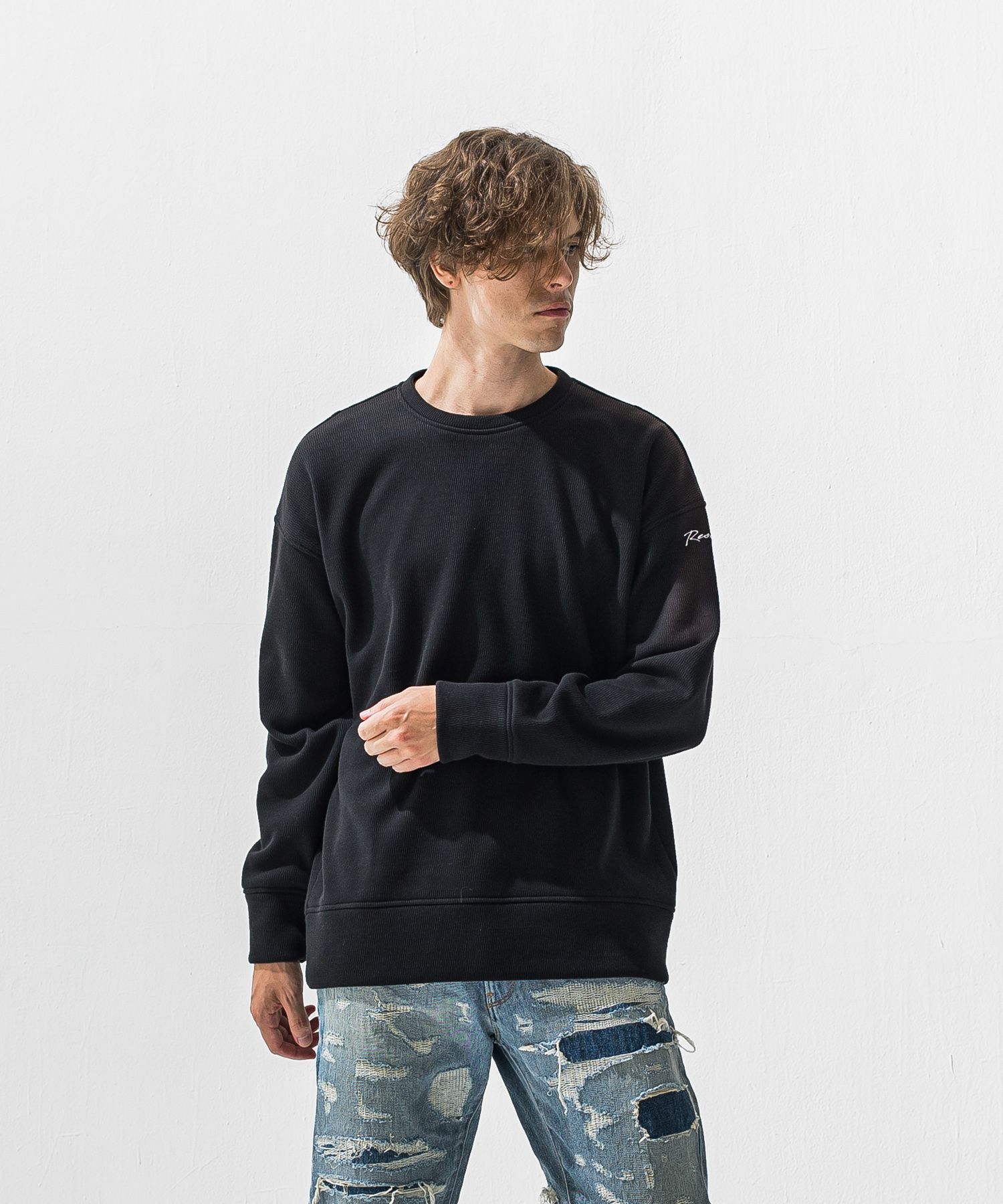 velours fleece thermal  loose trainer