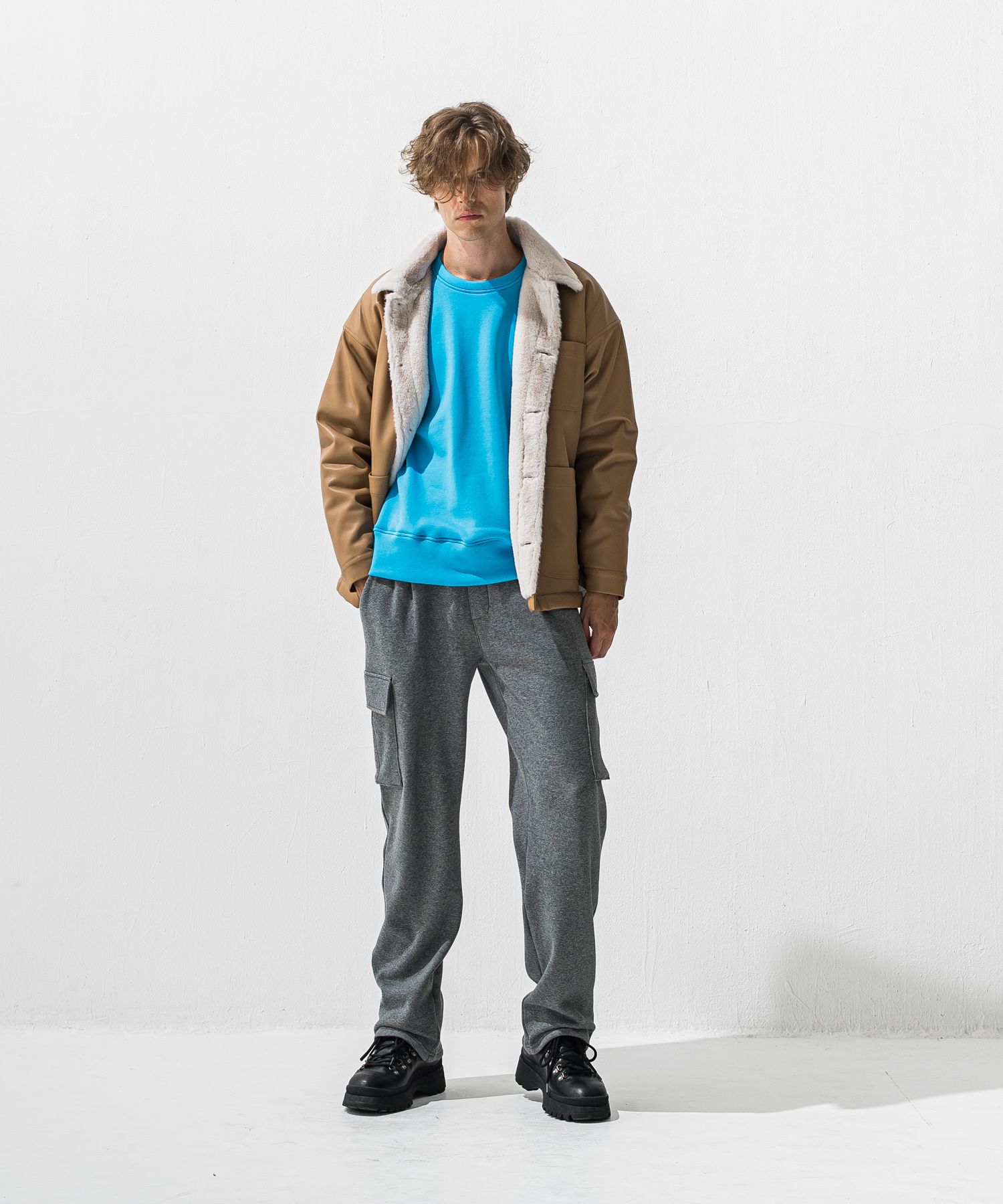 PIN ST RC velours fleece drop　trainer