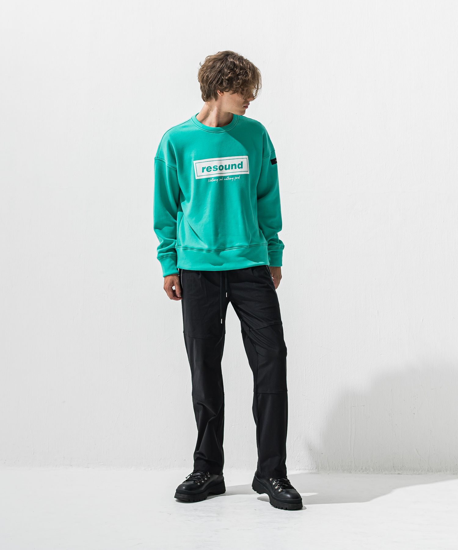BOX velours fleece drop　trainer