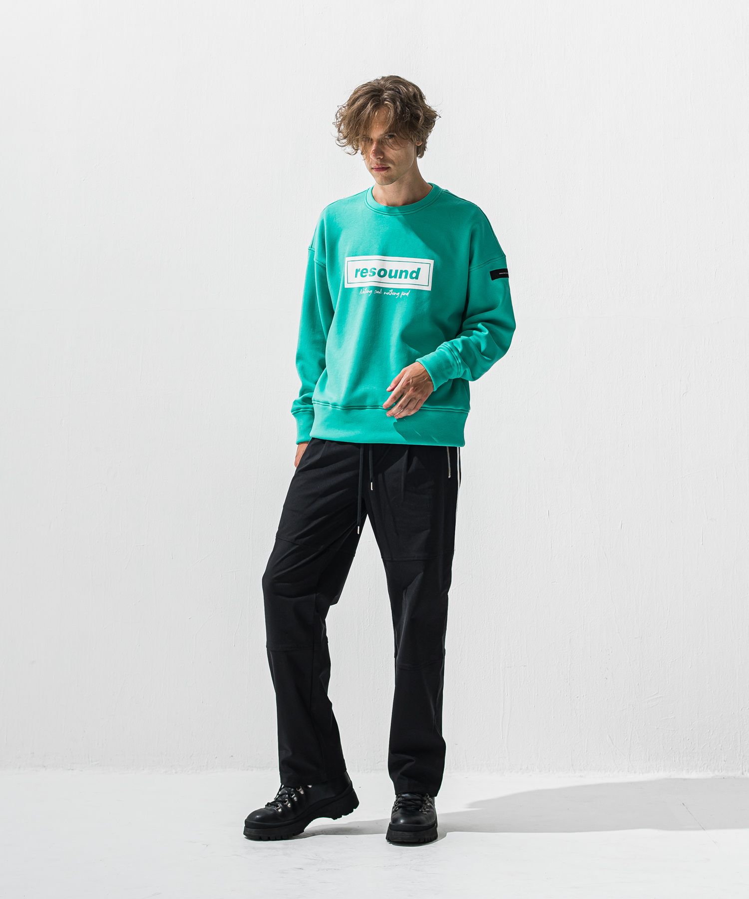 BOX velours fleece drop　trainer