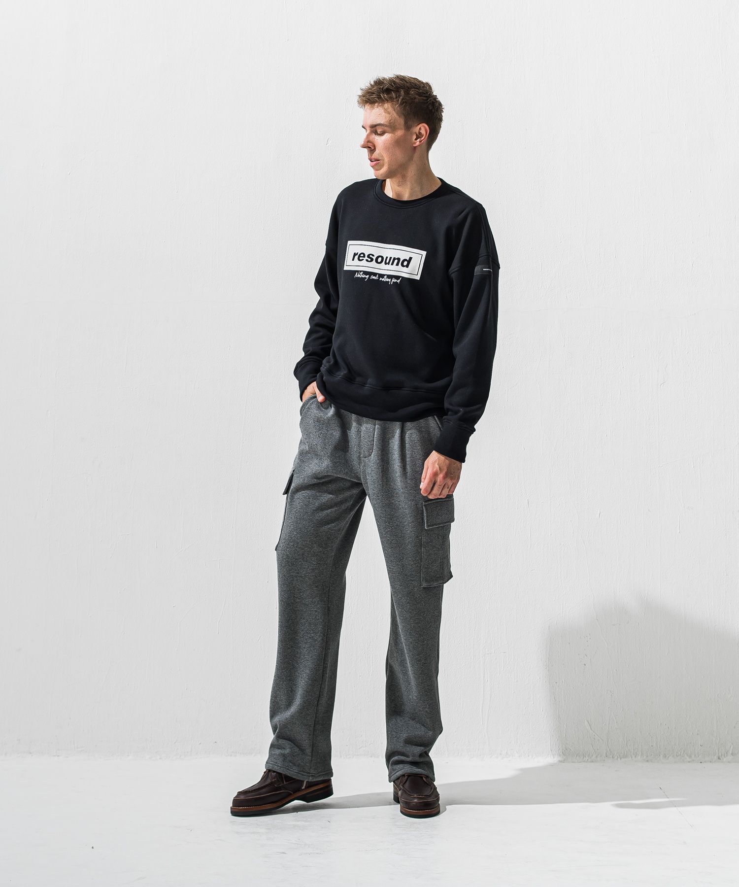 BOX velours fleece drop　trainer