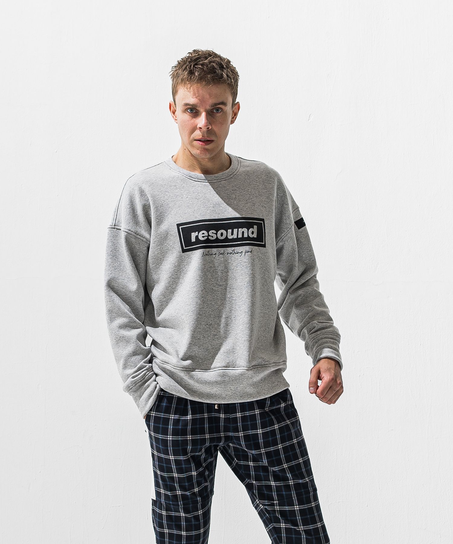 BOX velours fleece drop　trainer