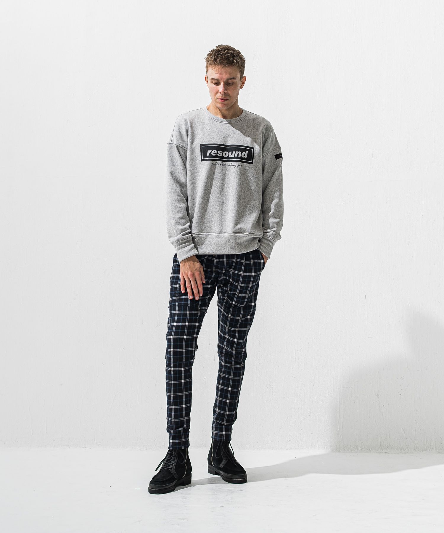 BOX velours fleece drop　trainer
