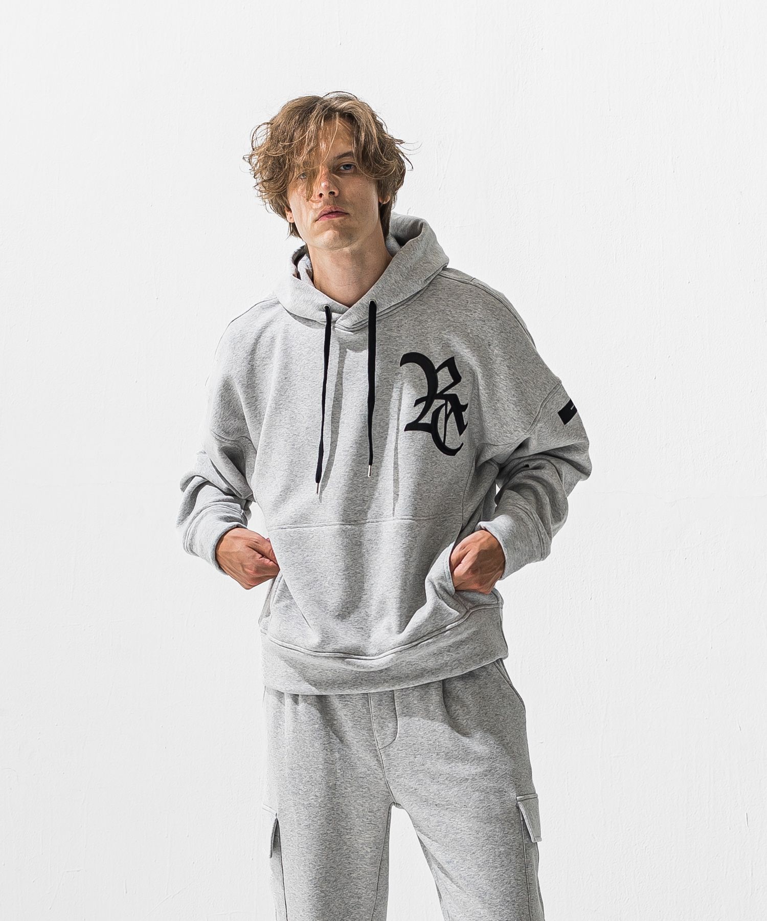 RC velours fleece hoodie