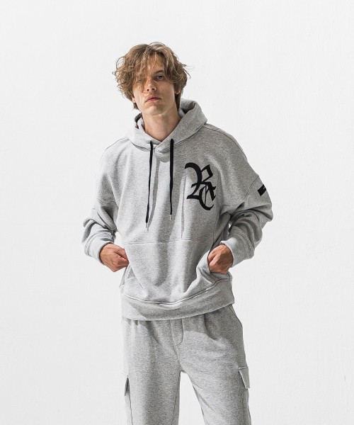 RC velours fleece hoodie