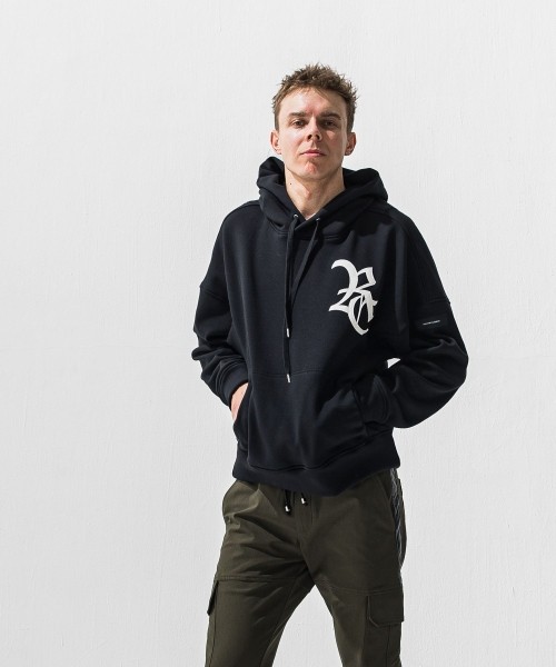 RC velours fleece hoodie
