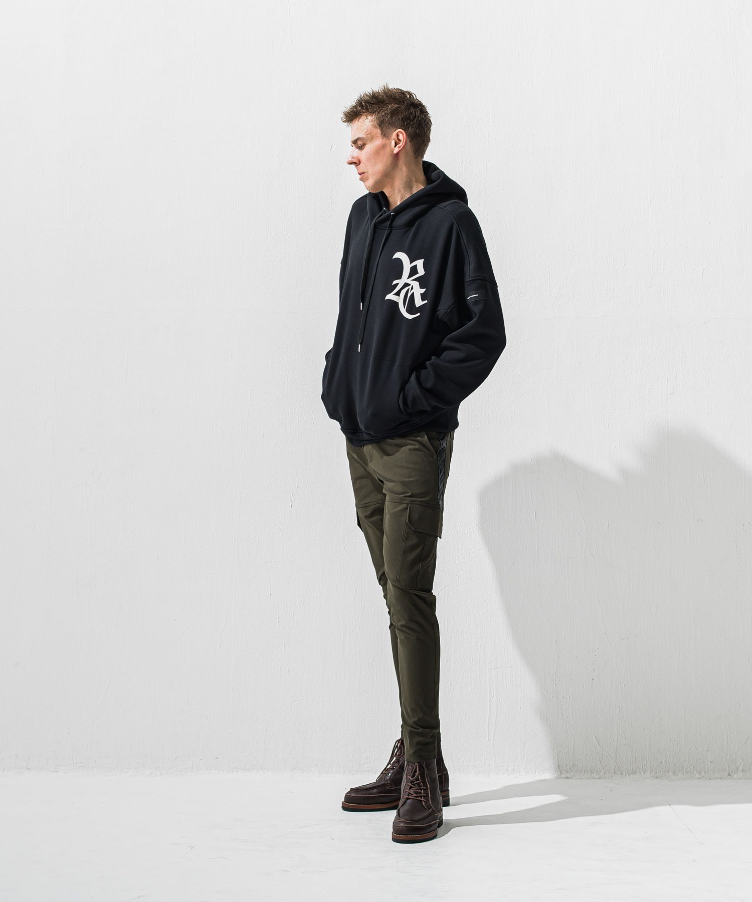 RC velours fleece hoodie