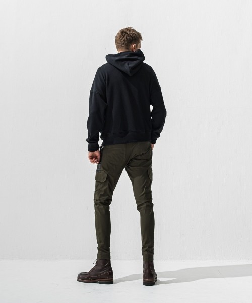 RC velours fleece hoodie