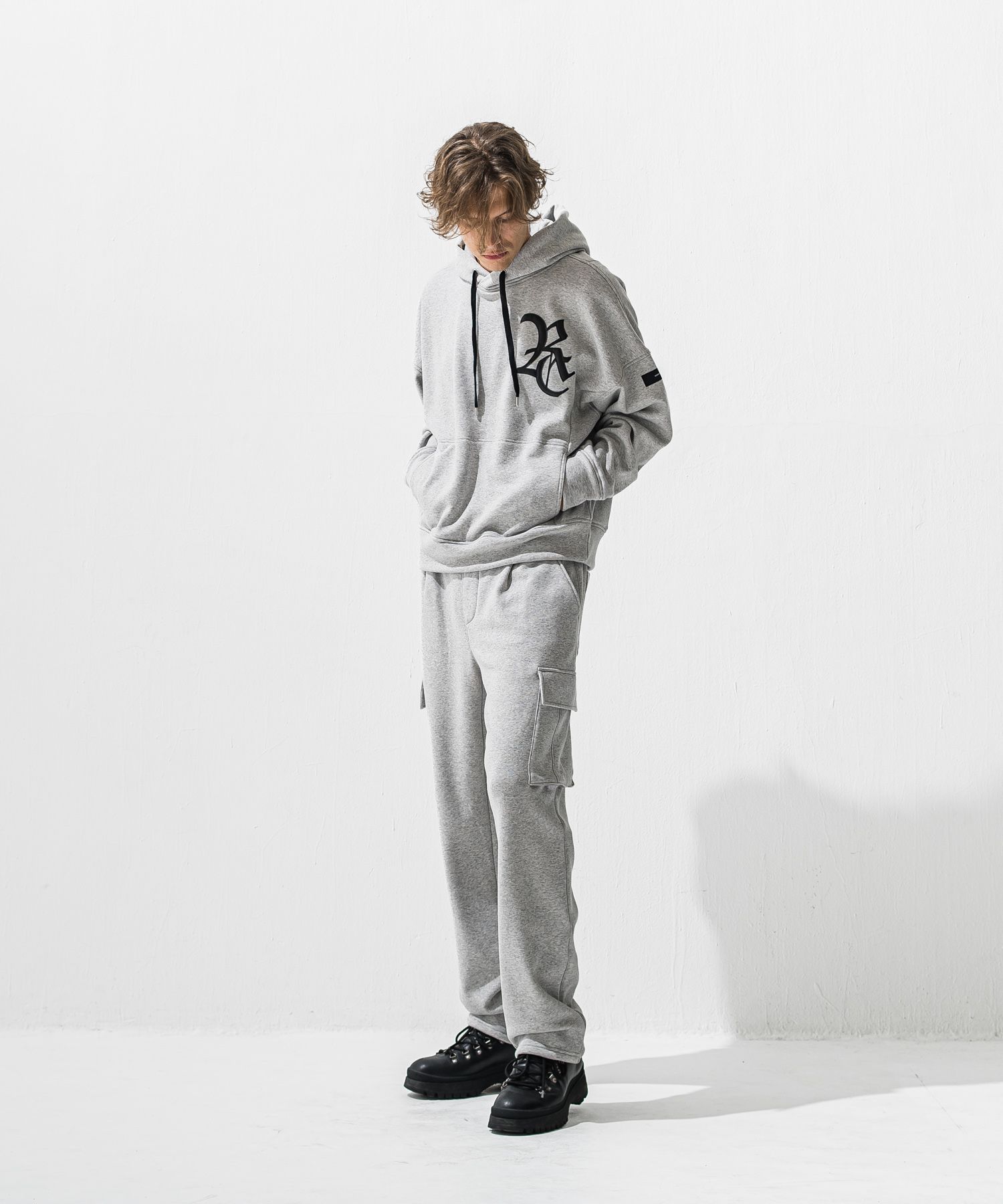 RC velours fleece hoodie